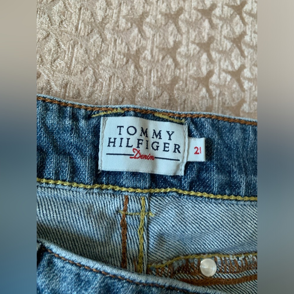 Tommy Hilfiger Red Label Denim Women low Rise jeans size 28 flare - Picture 7 of 10